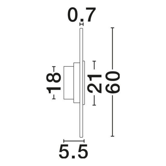 Applique da parete a disco led 14w 3000k per soggiorno alabastro artificiale e oro ottone