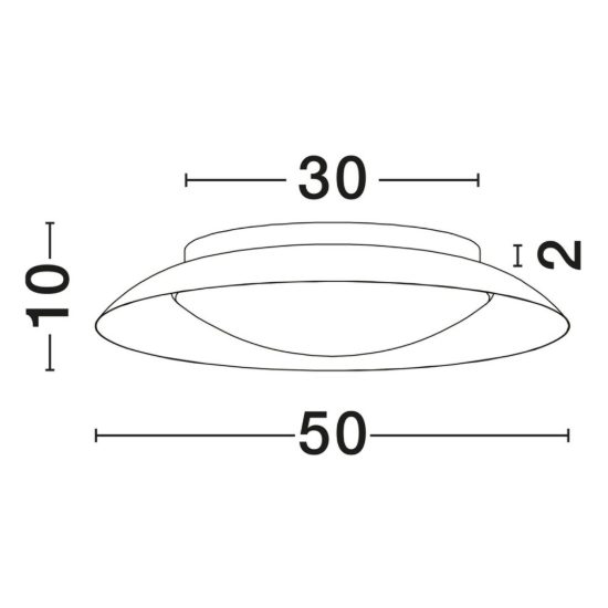 Plafoniera tonda led 28w 3000k dimmerabile per camera da letto moderna foglia golden