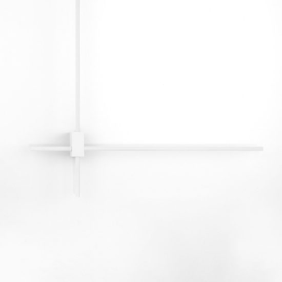 Applique da parete a bacchette incrociate led 20w cct 2700k 3000k 4000k per soggiorno bianca