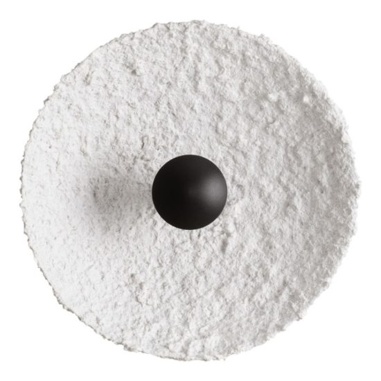 Applique da parete a disco piccola in carta led 5w 3000k per soggiorno moderna bianca