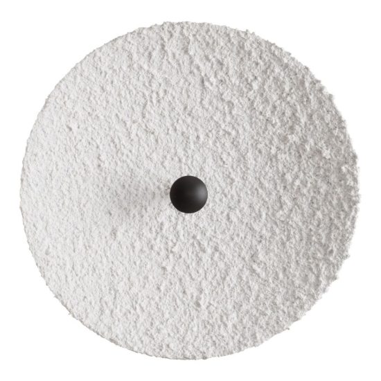 Applique da parete a disco grande in carta led 5w 3000k per soggiorno moderna bianca