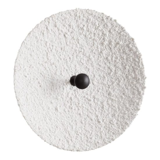 Applique da parete a disco grande in carta led 5w 3000k per soggiorno moderna bianca