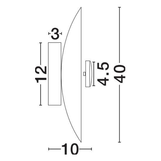 Applique da parete a disco grande in carta led 5w 3000k per soggiorno moderna bianca