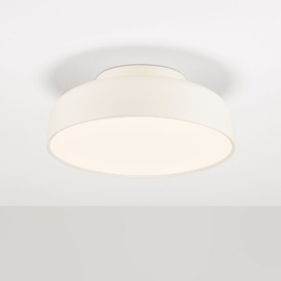 Plafoniera a cupola led 27w 2700k dimmerabile per camera da letto moderna crema