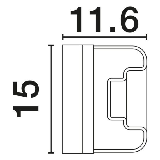 Applique da parete a disco in vetro led 6w 3000k per soggiorno moderna nera