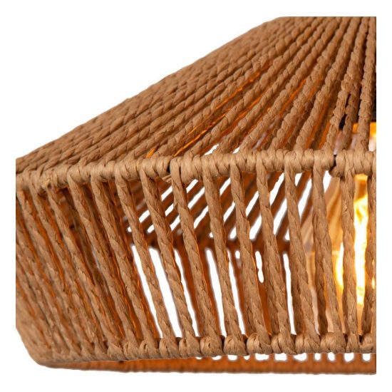 Lampadario a sospensione con 3 pendenti per sala da pranzo moderno naturale nero