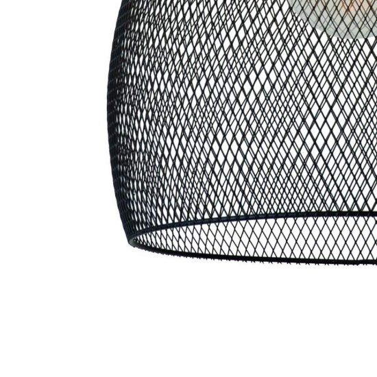 Lampadario a sospensione a campana per cucina moderno nero