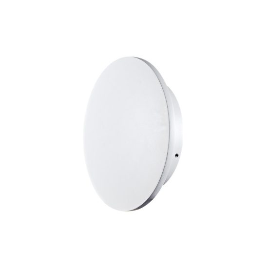 Applique bianca da esterno led 10w 3000k ip65 moderna tonda