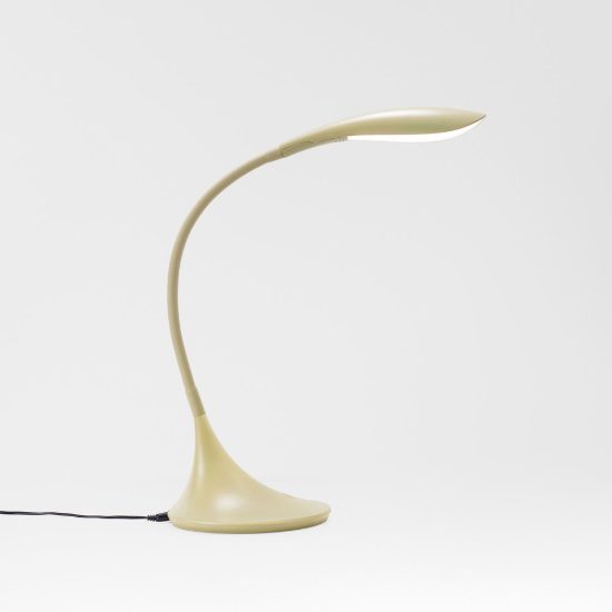 Gea luce nunki lampada da scrivania per ufficio led 5,2w 3000k dimmerabile moderna verde salvia