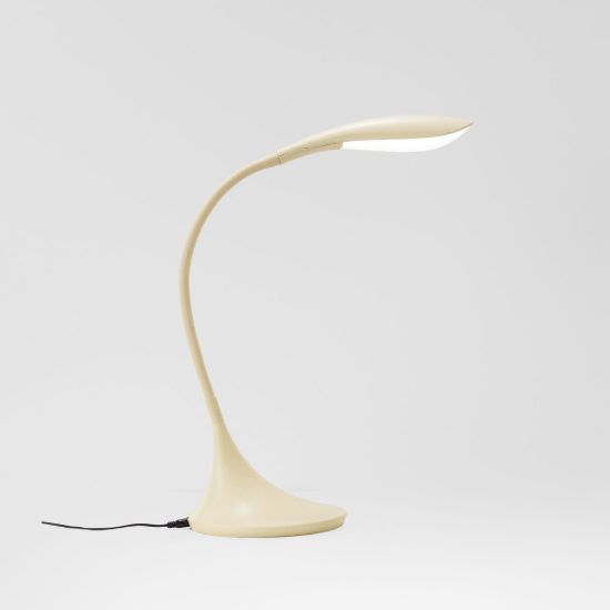 Gea luce nunki lampada da scrivania per ufficio led 5,2w 3000k dimmerabile moderna beige
