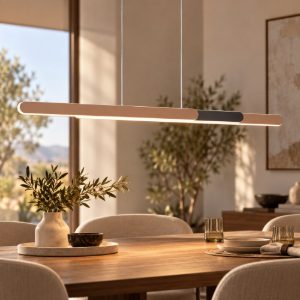 Lampadario per sala da pranzo led 48w cct 2700k 6500k caffe