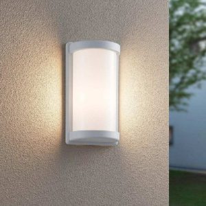 Applique per esterno da parete bianca moderna ip44