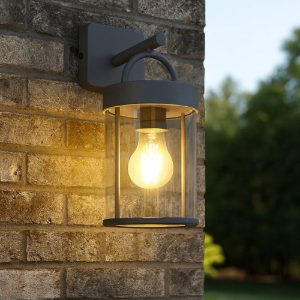 Applique da esterno per veranda ip44 grigio antracite