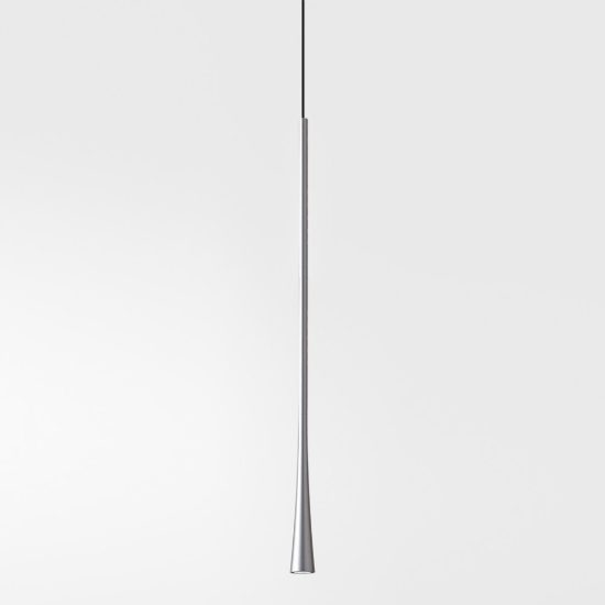 Gea luce dafne lampada a sospensione grande per cucina led 7w 3000k argento