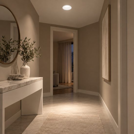 Gea luce gfa1010c faretto da incasso per cartongesso led 20w 3000k rotondo bianco satinato