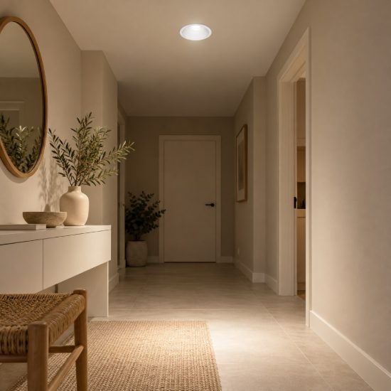 Gea luce gfa1040c faretto da incasso per cartongesso led 16w 3000k rotondo bianco satinato