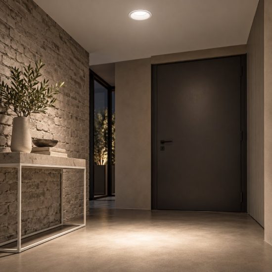 Gea luce gfa1050c faretto da incasso per cartongesso led 16w 3000k rotondo bianco satinato