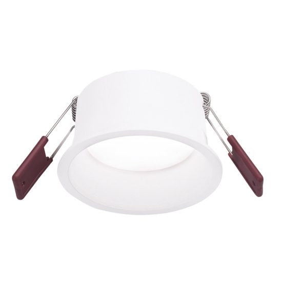 Gea luce gfa1050c faretto da incasso per cartongesso led 16w 4000k rotondo bianco satinato