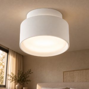 Gea luce gfa1070 plafoniera led 8w 3000k moderna rotonda bianca