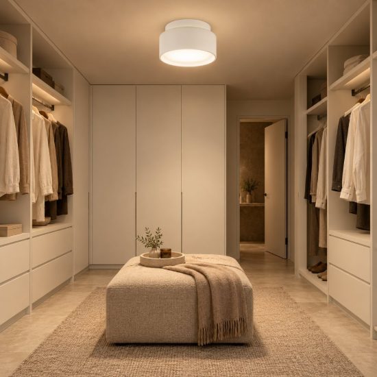 Gea luce gfa1070 plafoniera led 8w 3000k moderna rotonda bianca