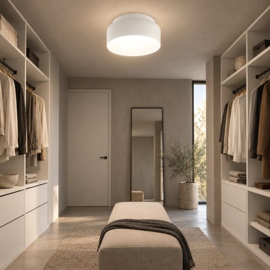 Gea luce gfa1070 plafoniera led 12w 3000k moderna rotonda bianca