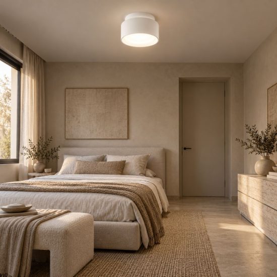 Gea luce gfa1070 plafoniera led 18w 3000k moderna rotonda bianca