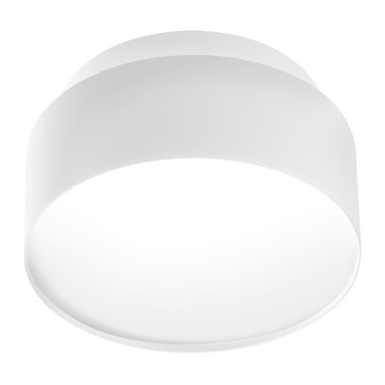 Gea luce gfa1070 plafoniera led 18w 3000k moderna rotonda bianca