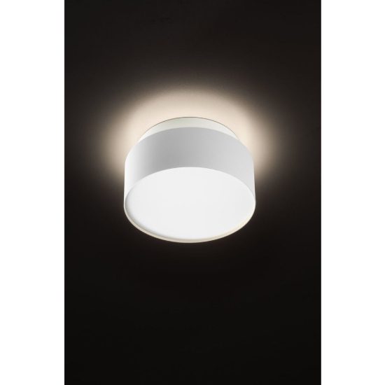 Gea luce gfa1070 plafoniera led 18w 3000k moderna rotonda bianca