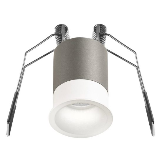 Gea luce gfa1100c faretto da incasso per cartongesso per cucina led 3w 3000k moderno rotondo bianco