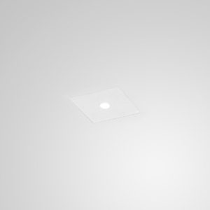 Gea luce gfa1400 faretto da incasso per cartongesso led 11w 3000k quadrato in gesso bianco