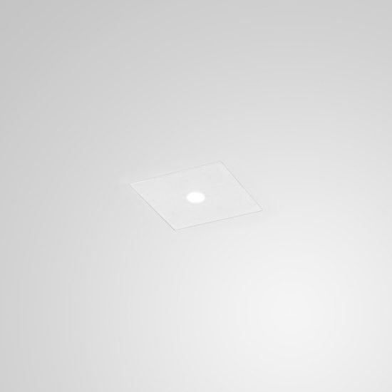 Gea luce gfa1400 faretto da incasso per cartongesso led 11w 3000k quadrato in gesso bianco