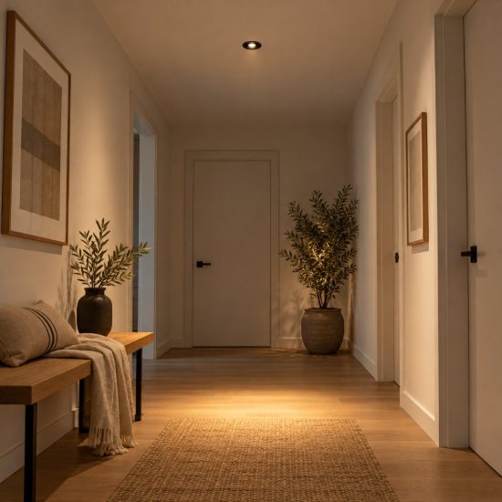 Gea luce gfa1410 faretto da incasso per cartongesso per cucina led 10w 3000k rotondo nero satinato
