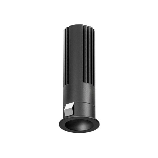 Gea luce gfa1410 faretto da incasso per cartongesso per cucina led 10w 3000k rotondo nero satinato