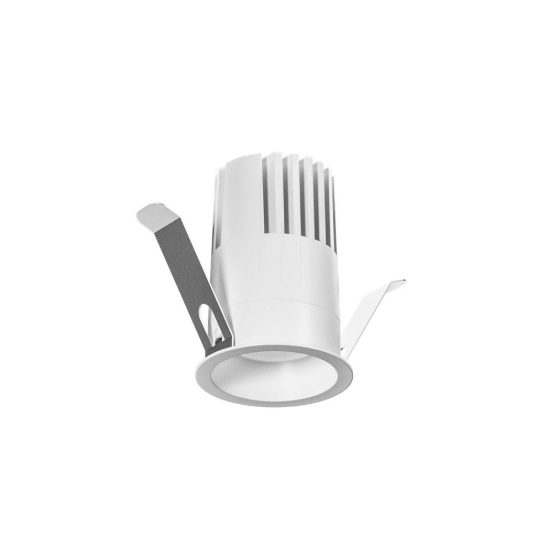 Gea luce gfa1410 faretto da incasso per cartongesso per cucina led 12w 3000k rotondo bianco satinato