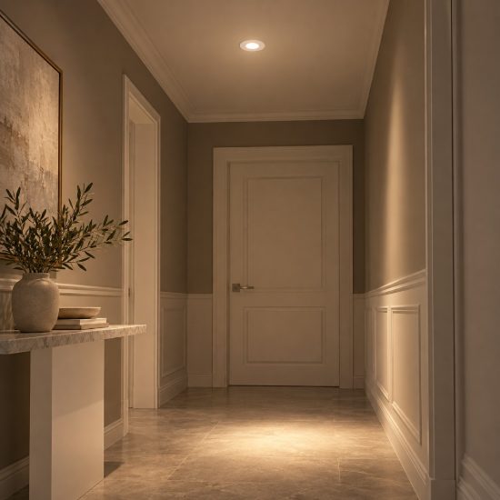 Gea luce gfa1410 faretto da incasso per cartongesso per cucina led 12w 4000k rotondo bianco satinato
