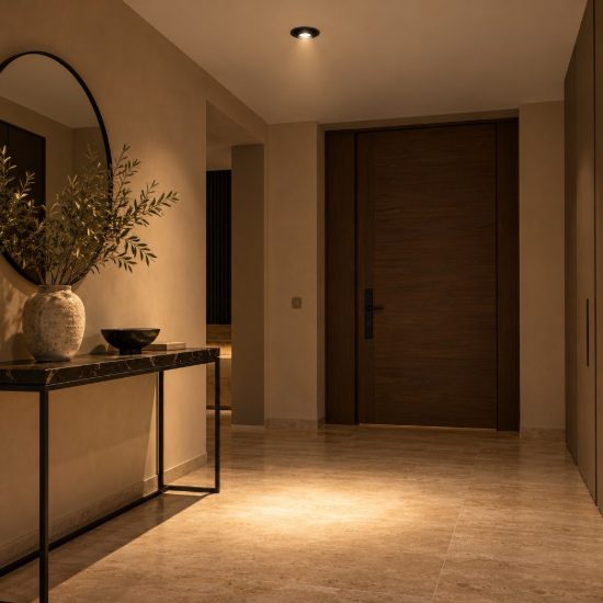 Gea luce gfa1410 faretto da incasso per cartongesso per cucina led 12w 3000k rotondo nero satinato
