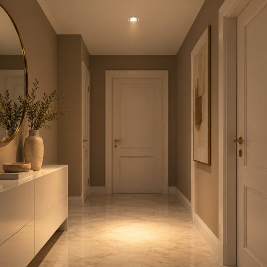Gea luce gfa1410 faretto da incasso per cartongesso per cucina led 18w 3000k rotondo bianco satinato