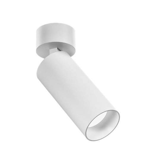 Gea luce gfa1460 faretto da soffitto per corridoio led 12w 2700k cilindrico bianco satinato
