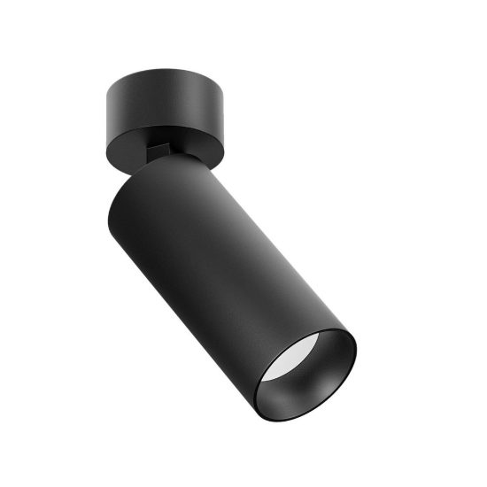 Gea luce gfa1460 faretto da soffitto per corridoio led 12w 2700k cilindrico nero satinato