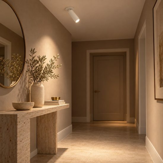 Gea luce gfa1480 faretto da incasso per cartongesso per cucina led 7w 3000k cilindrico bianco