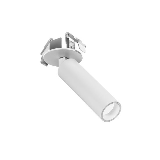Gea luce gfa1480 faretto da incasso per cartongesso per cucina led 7w 3000k cilindrico bianco
