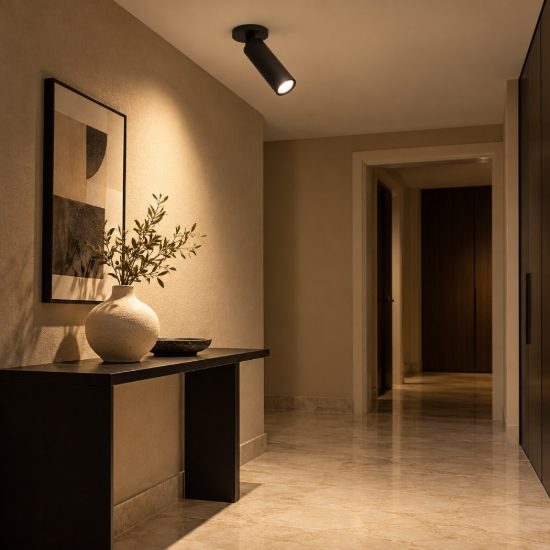 Gea luce gfa1480 faretto da incasso per cartongesso per cucina led 7w 2700k cilindrico nero