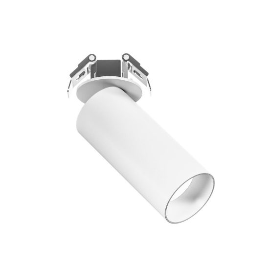 Gea luce gfa1480 faretto da incasso per cartongesso per cucina led 12w 2700k cilindrico bianco