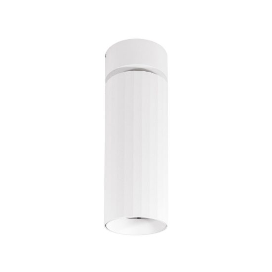 Gea luce gfa1680c faretto da soffitto per ingresso led 9w 4000k orientabile cilindrico bianco