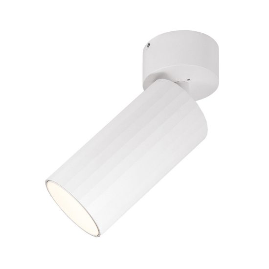 Gea luce gfa1680c faretto da soffitto per ingresso led 15w 3000k orientabile cilindrico bianco