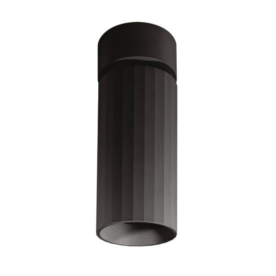Gea luce gfa1680c faretto da soffitto per ingresso led 15w 3000k orientabile cilindrico nero