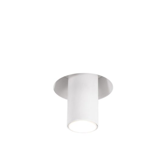 Gea luce gfa1692 faretto piccolo da incasso per cartongesso led 8w 3000k cilindrico bianco