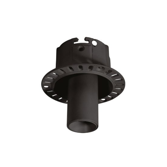 Gea luce gfa1692 faretto piccolo da incasso per cartongesso led 8w 3000k cilindrico nero
