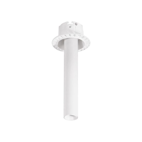 Gea luce gfa1692 faretto grande da incasso per cartongesso led 8w 3000k cilindrico bianco