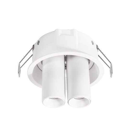 Gea luce gfa1698 faretto da incasso per cartongesso per cucina led 16w 3000k cilindrico bianco